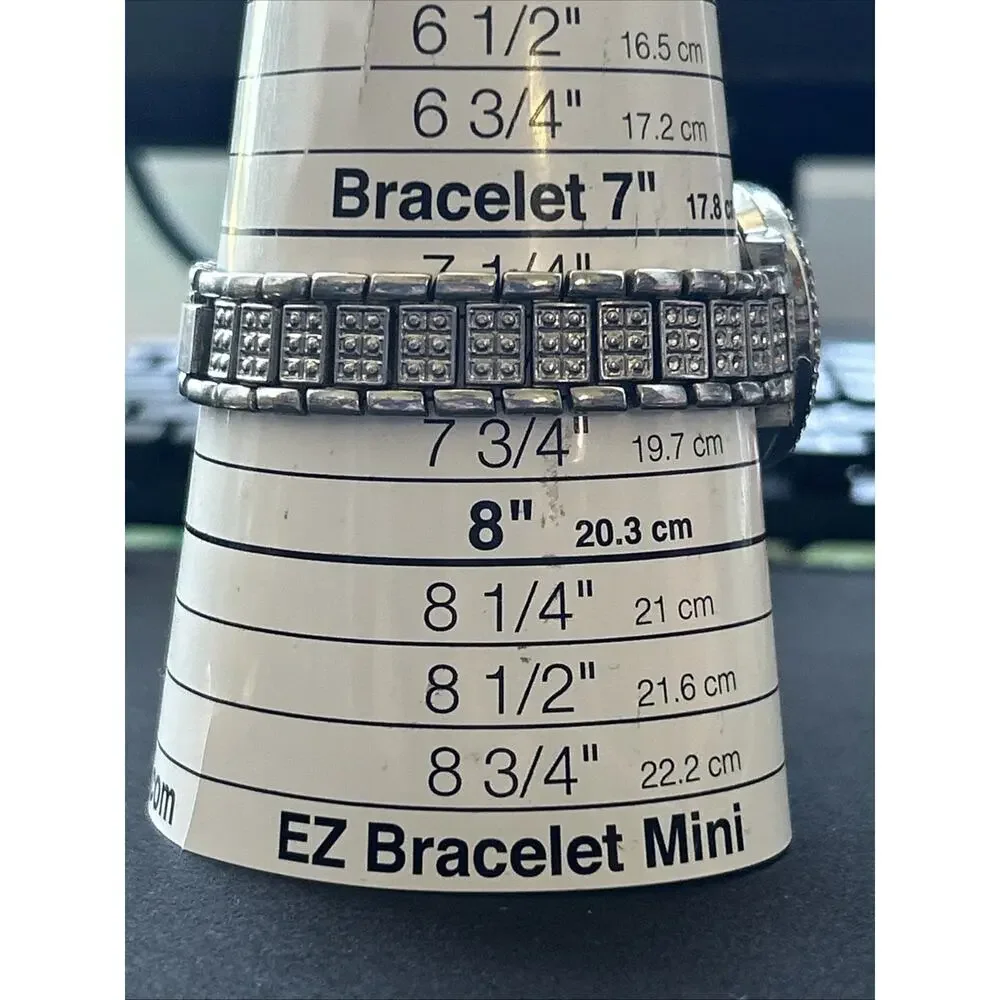 Silver Tone Rhinestones Women’s Quartz Watch